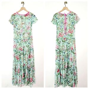 Pierre Cardin Paris Maxi Dress Vintage Floral Dress